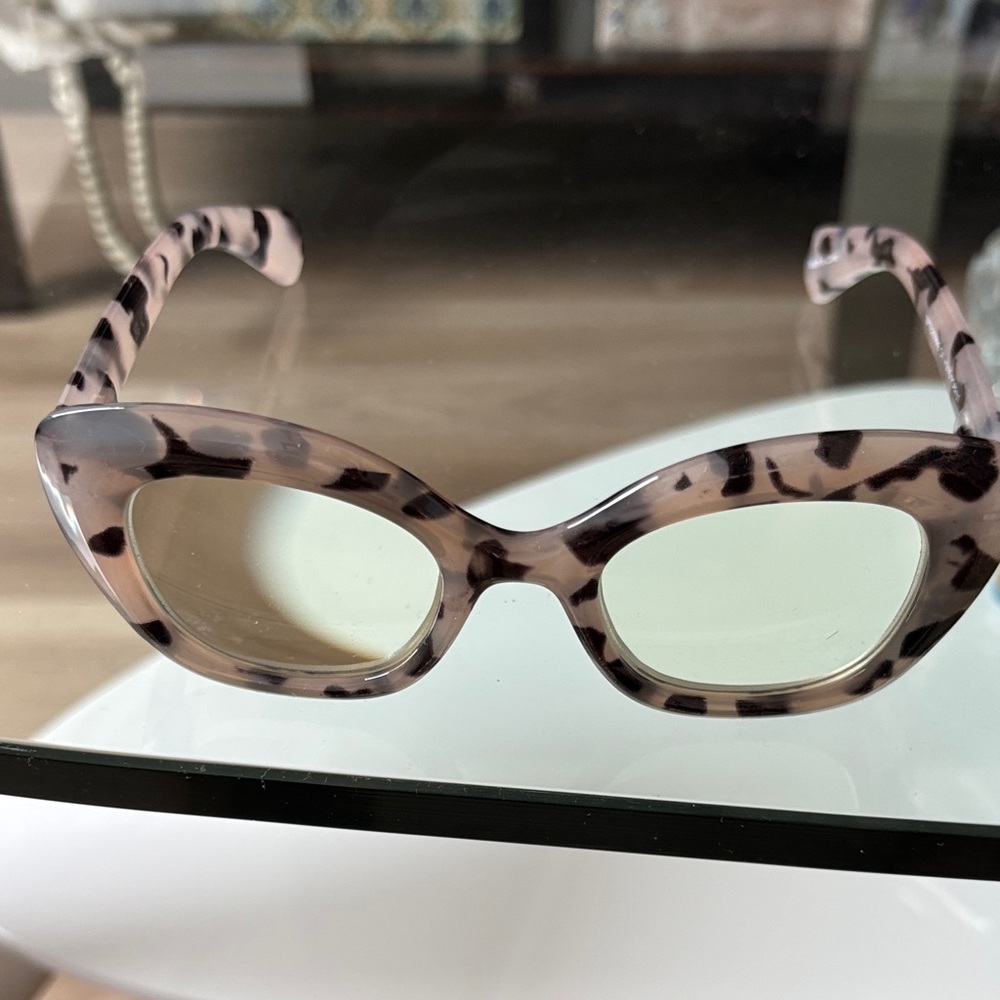 JM Collection Tortoise Shell Cat-Eye Glasses